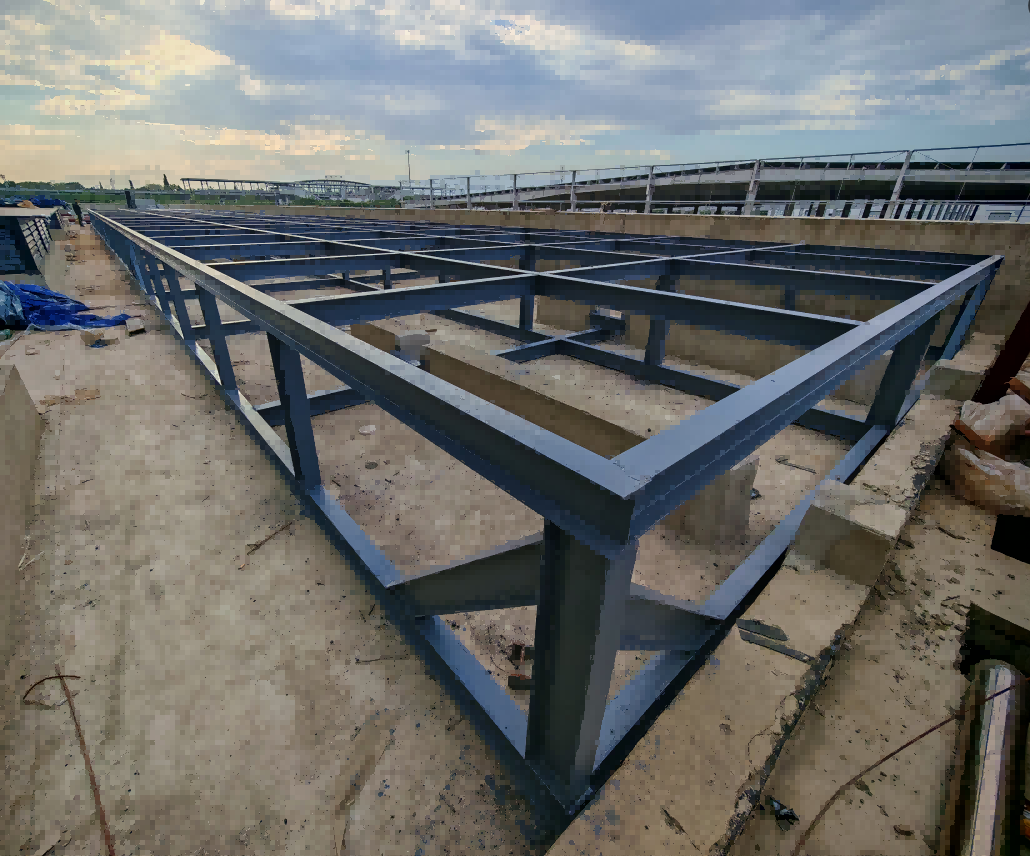 冷卻塔鋼結構基礎搭