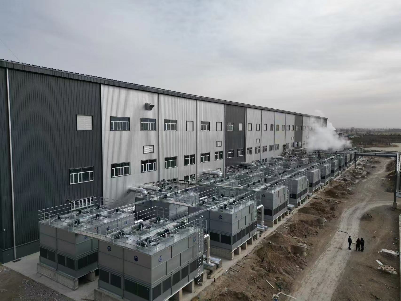 閉式冷卻塔在冷卻水